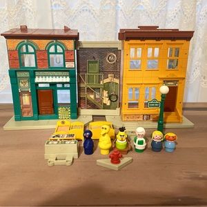 1970's Fisher Price Play Family Sesame Street Apartment